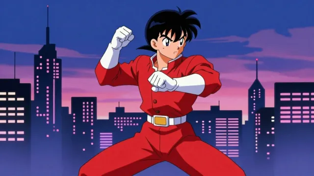 Sogni-generated 90s anime hero artwork