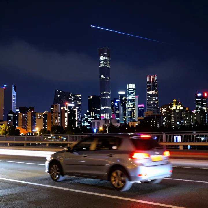 Long-exposure city scene generated with Z-Image Turbo